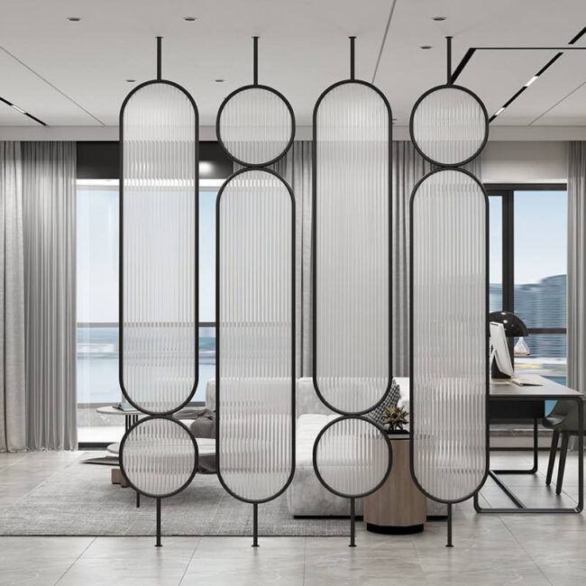 Decorative Space Partition with Circles - Image 3