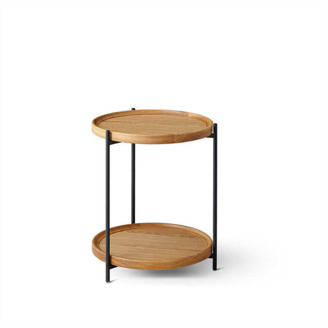 Two-Tier Round Side Table - Image 6