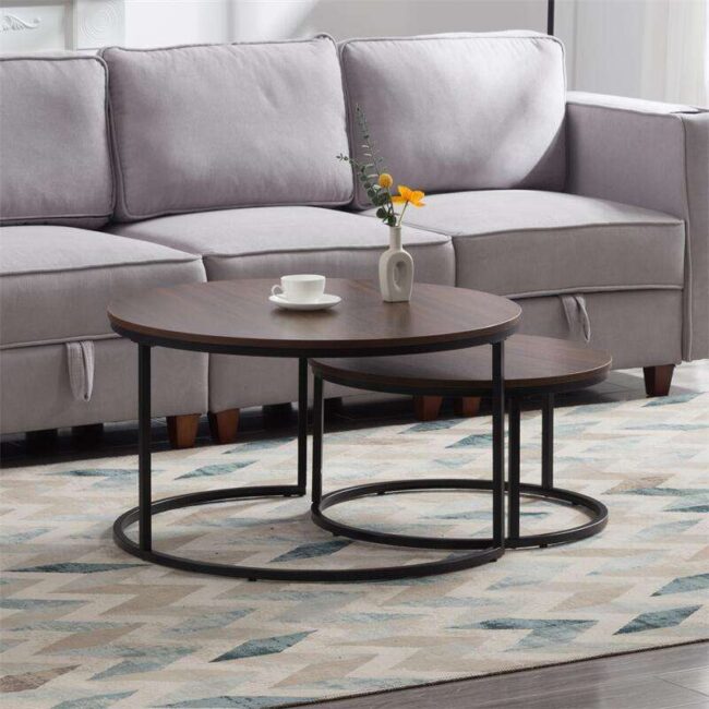 Round Nesting Coffee Tables