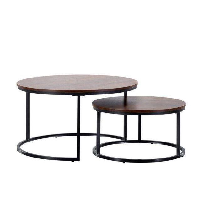 Round Nesting Coffee Tables - Image 4
