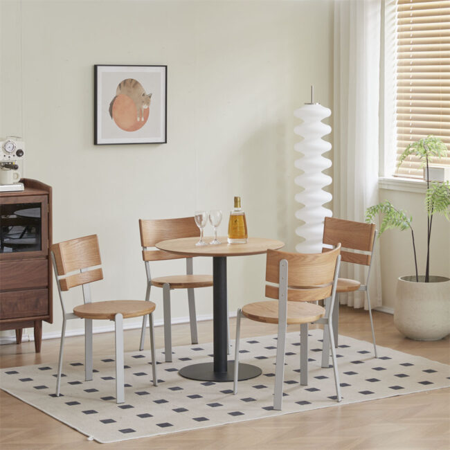 Minimalist Round Coffee Table - Image 5