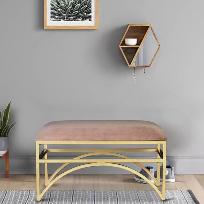 Elegant Velvet Coffee Table