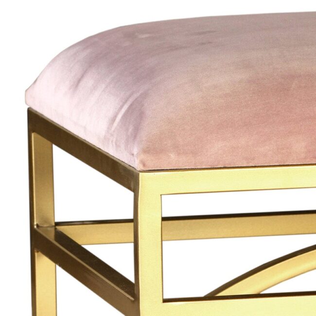 Elegant Velvet Coffee Table - Image 2